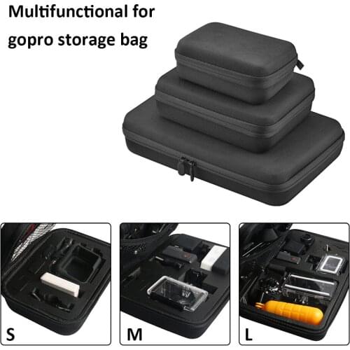 Waterproof Carrying Case Protective Storage EVA Hard Shell Bag for GoPro 9 4 5 6 7 8 Yi 4K Action Camera Shockproof Accessory