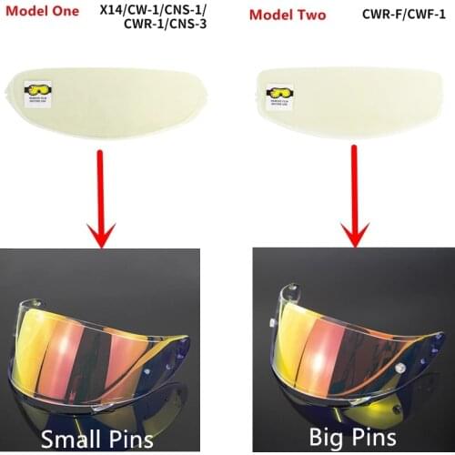 Motorcycle Helmet Accessories & Parts Helmet Anti Fog Film for Visors Helmets X14 CW-1 CWR-1 CNS-1 CNS-3 CWRF CWF1