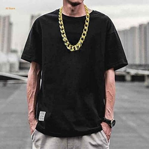 Papper Gold Chain Exaggerated Rapper Costume Accessories Gangster Necklaces