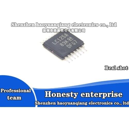5PCS Genuine original SN74LVC125APWR screen printed LC125A chip TSSOP-14 logic chip