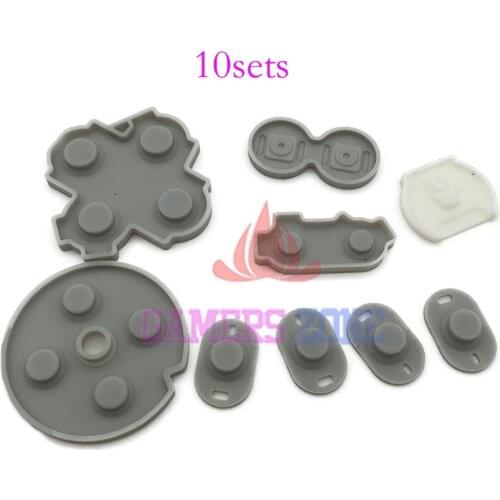 10sets Original Silicon Conductive Rubber Pads Replacement for Wii U Pad Buttons Repair Used