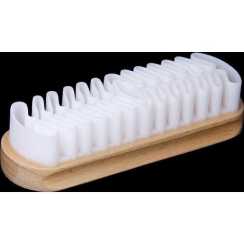 2021 White Rubber Crepe Shoe Brush Leather Brush For Suede Scrubber Cleaner Boots Bags