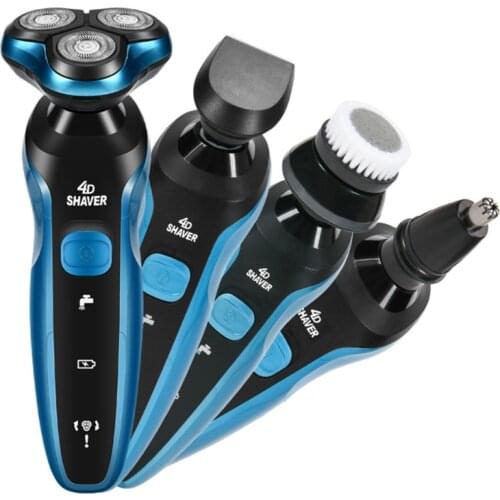3pcs Electric Shaver Accessories Men’s Ear and Nose Hair Trimmer Dry Lithium Pen Detail Trimmer with Vacuum Cleaning System, Its