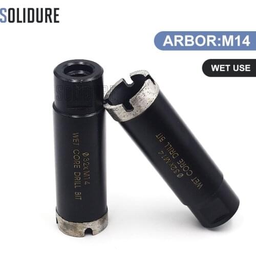 32mm with arbor M14 stone diamond wet core bit for wet drilling stone and tiles