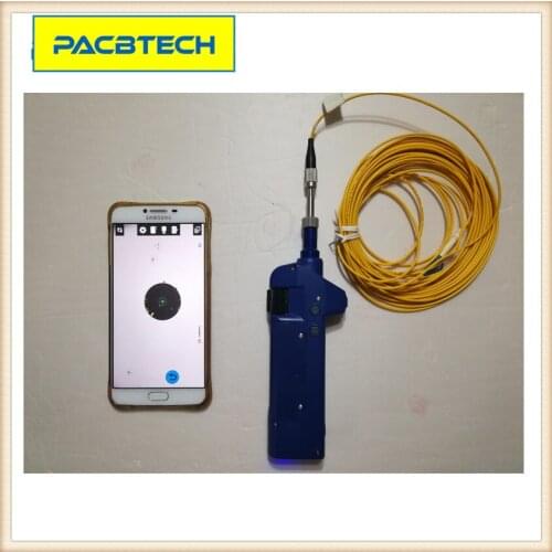400X Handheld Fiber End Face Detector, Fiber Optic Magnifier End Detector,Jumper Detector