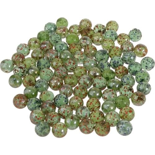 90 Pieces of 0.6 Inch Glass Marbles with Stripes, Kids Toy, Idea Decoration for Vase and Fish Tank