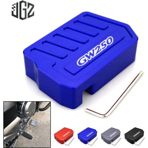 Motorcycle CNC Aluminum Brake Pedal Cover Footrest Foot Peg Enlarge Pad for Suzuki GW250 2013 2014 2015 2016 2017 2018 2019 2020