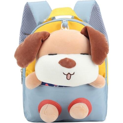 2021 New Plush puppy kids backpack girls lightweight preschool backpack Cartoon cute backpack small childrens kindergarten bags