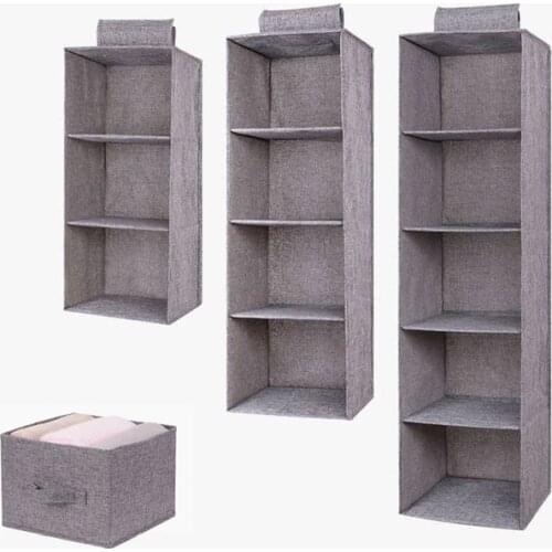 Household Clothes Hanging Drawer Box Underwear Sorting Storage Wall Wardrobe Closet Creative Organizer Shelves Organizadores