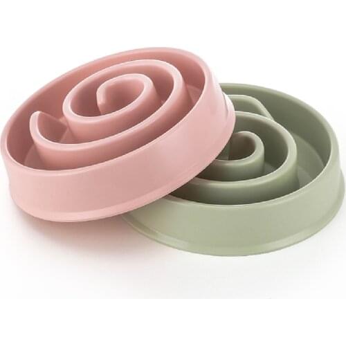 2021 New Portable Pet Dog Feeding Food Bowls Puppy Slow Down Eating Feeder Dish Bowel Prevent Obesity Dogs Supplies Dropshipping