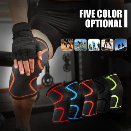 Anti-slip Sports Knee Pads Basketball Football Riding Knee Pads Elastic Leg Guards Ultraviolet-proof Breathable Knee Pad Soft