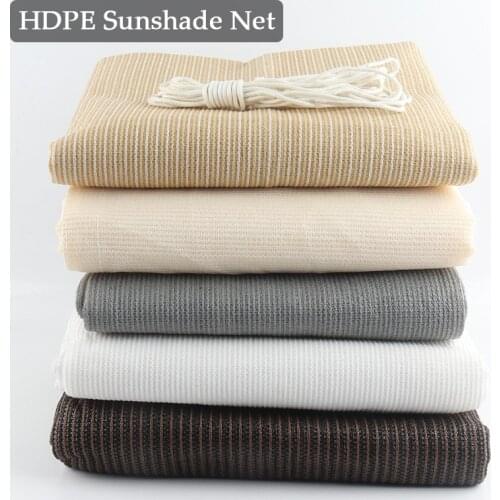 Anti-UV Sun shade Net High Density Thicken Camping Gazebo Sunscreen Garden Plants Shade Cover Pergola Cloth 90%~95% Shade Rate