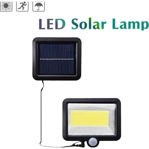 High Quality Power Outdoor IP65 56/30 Leds integrated solar street light Motion Sensor Solar Lamps split mount 5M cable garden