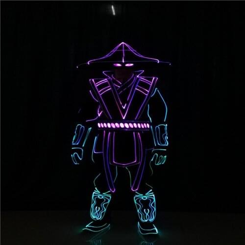 Party dance team wears full color led costume programmable led light jacket luminous colorful robot men suit cosplay outfit dj