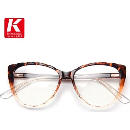 Cat Eye Optical Glasses Women Colorful Myopia Prescription Eyeglasses Frames Fashion Sexy Lady TR90 Eyewear 2021 Female Oculos
