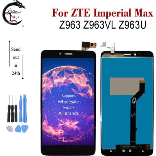 LCD For ZTE Imperial Max Z963 Z963VL Z963U Full LCD Display Screen Touch Sensor Digitizer Assembly For ZTE Imperial MAX Display