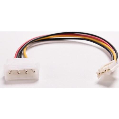 2pcs 4Pin IDE ATA Power Supply To Floppy Drives Adapter Cable Computer PC High Quality Power Adapter