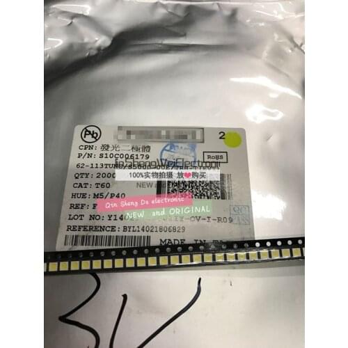 50pcs E LED 3030 lamp beads 1W LCD TV Backlight Lamp beads 3V cool white