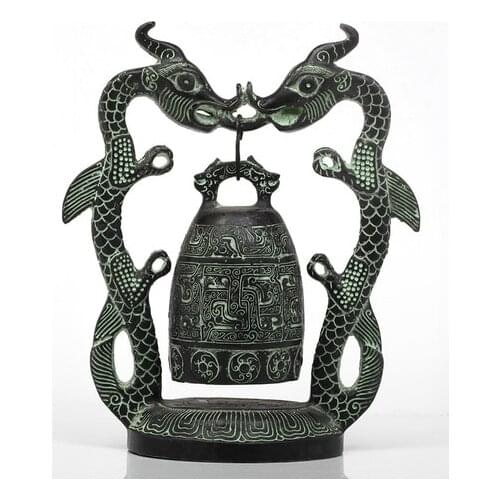 ! A bronze ornaments crafts antique ornaments Ceng Houyi chimes Home Furnishing decorations wall dies