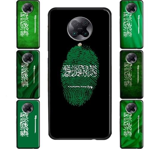 Saudi Arabia Flag Case For POCO M3 Pro F3 F2 X3 Coque For Xiaomi Mi Note 10 Lite Mi 11 Ultra 9T 10T Pro A3