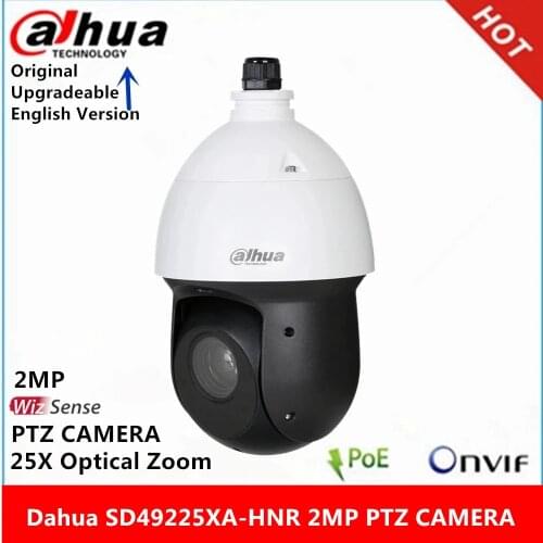 Dahua SD49225XA-HNR 2MP PTZ Starlight camera 25X optical zoom IR100M WizSense Network Speed Dome Camera
