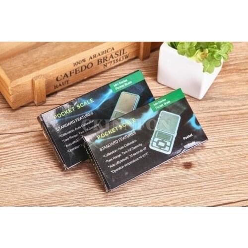 DHL 100pcs/lot 500g / 0.01g Mini Precision Jewelry Scale LCD Display Scales Electronic High Precision Portable