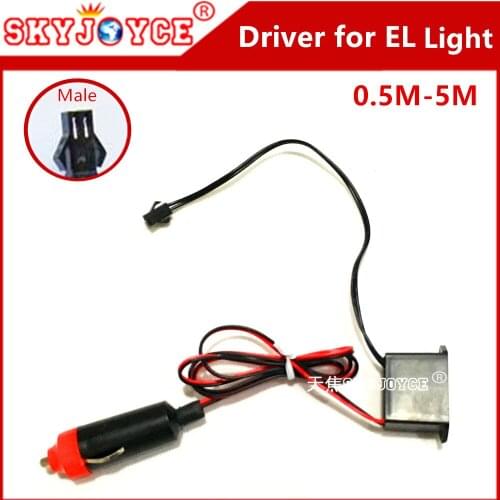 20X EL wire 12V inverter ballast driver power el tube wire white neon light ice blue orange EL rope panel car styling accessory
