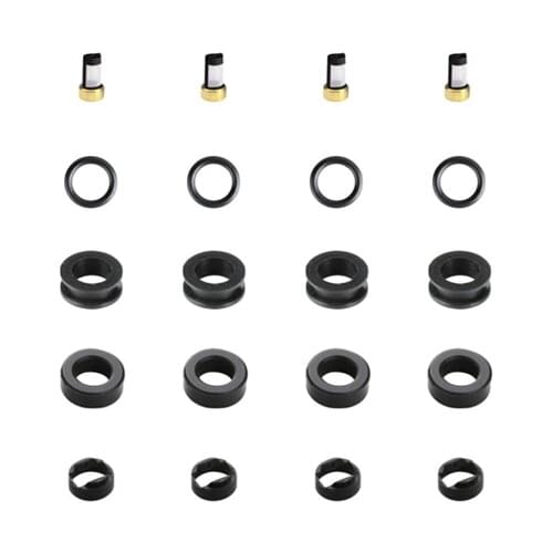 Fuel Injector Service Rebuild Kit Orings Filter Grommets for Toyota 2AR