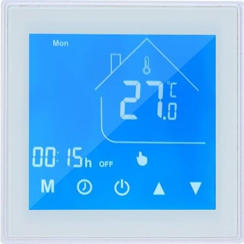 Thermostat Temperature Controller LCD Display Week Programmable for Water/Gas Boiler for Household