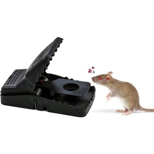 1PC Reusable Plastic Mouse Trap Rat Mice Catching Rat Traps Mouse Pest Killer Mousetrap Bait Snap Spring Rodent Catcher for Home