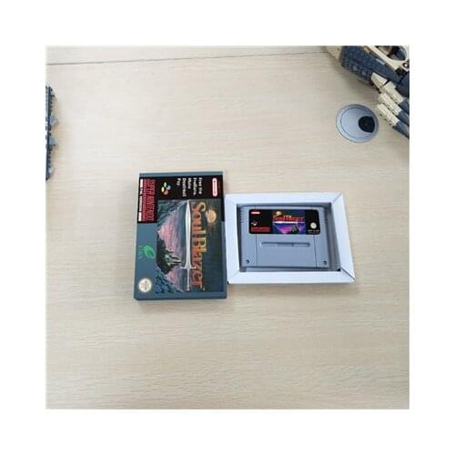 Soul Blazer - EUR Version RPG Game Card Battery Save With Retail Box