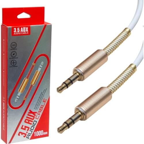 POWERMASTER KY175 3.5 MM MALE/MALE 1 METERS STEREO AUX CABLE