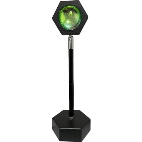 Projection Atmosphere LED Lamp Projector,USB Photography Light 180° Rotation for Bedroom Studio Decor