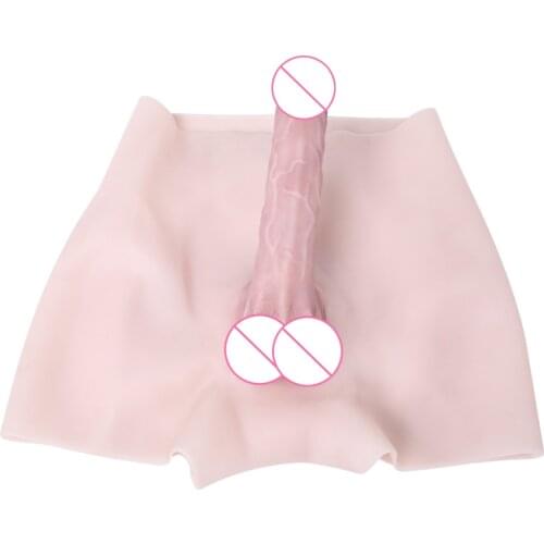 Dildo Size Length 18cm and diameter 4cm Huge Silicone Dildo Panties Men Gay Lesbian Realistic Strap-On Dildo Penis Pants Sex Toy