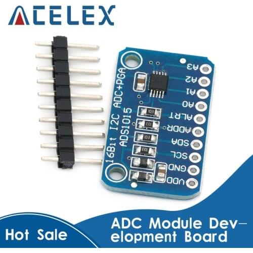 1pcs ADS1015 ADC ultra-compact 12-precision ADC module development board