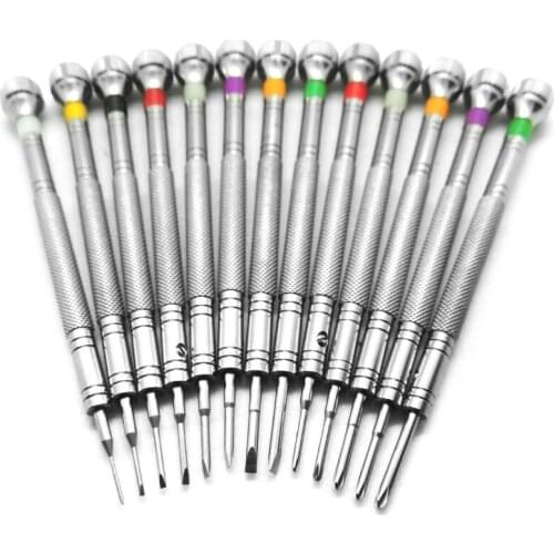 10pcs in one lot Screwdriver for Watch Strap Buckle straight Remover cross Screwdriver Special Repair Tool