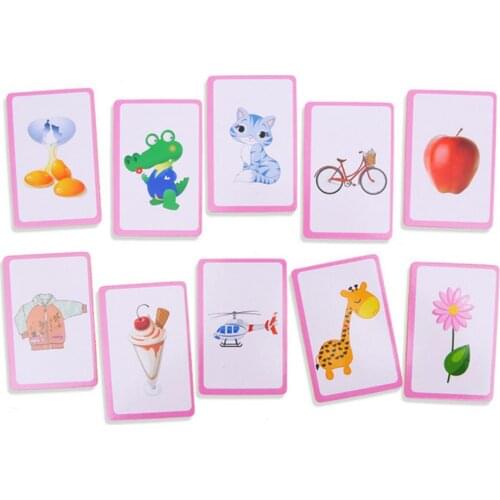 36 Pcs Children Baby English Early Learning Letter Number Card Montessori Educational Toys Word Table Game Card For Kids Toys