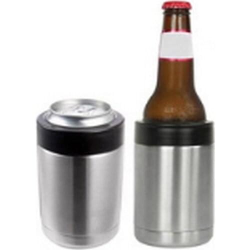 50Pcs/Lot 12OZ Stainless Steel Beer Bottle Can Cold Keeper Holder Cup Double Wall Vacuum Insulated Bottle