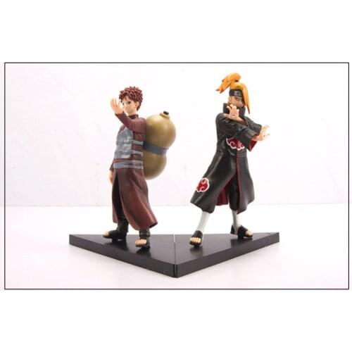 17CM Naruto Anime Figures Akatsuki Uchiha Itachi Raven Itachi Statue Ornament Authentic Action Figure Children Toys Gift