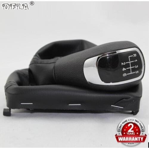Car Styling For Skoda SKODA SUPERB MK2 II 2 (08-13) New 6 Speed Car Manual Gear Stick Shift Knob With PU Leather Boot