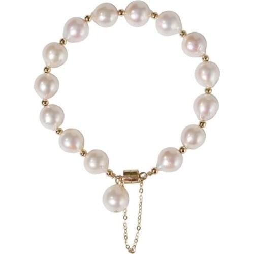 Natural freshwater pearl bracelet simple fashion adjustable bracelet commuter temperament pearl bracelet jewelry