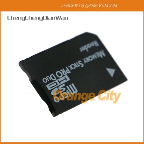 ChengChengDianWan 50pcs/lot high quality New Micro SD SDHC TF to Memory Stick MS Pro Duo Reader for PSP Adapter Converter
