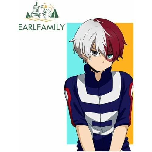 EARLFAMILY 13cm x 7.2cm For Cartoon Funny Car Stickers Occlusion Scratch Decal 3D Custom Printing Car Accessories Decoration