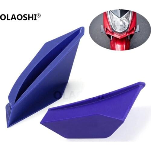 Red/White/Black/Blue Plastic Motorbike Dynamic Motorcycle Wing Kit Aerodynamic Winglet Kits