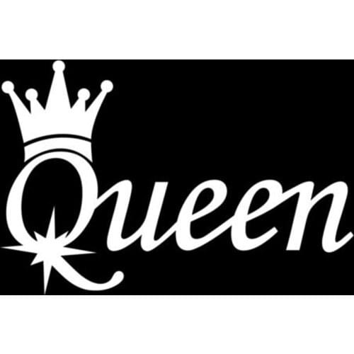 Queen Car Stickers Vinyl Decal Sticker for Laptop Window Decoration waterproof stickers 15x10cm