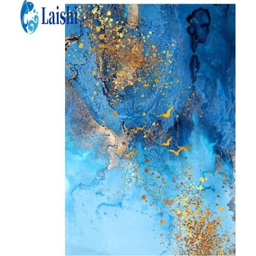 5D Diy Golden leaves round diamond painting kit animal cross stitch mosaic diamond embroidery home decoration new year gift