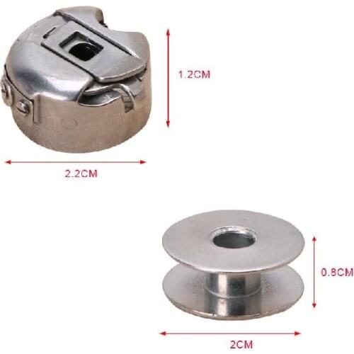 6Pcs 5 Bobbin + 1 Bobbin Case Set Industrial Sewing Machine L4MB