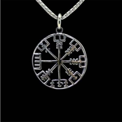 Newest Necklace 316L Stainless Steel Jewelry Punk Style Goth Vikings Pendant With Chain