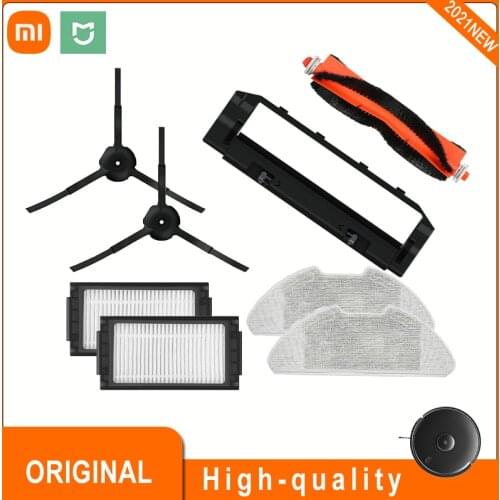 Original Xiaomi Accessories Detachable Main Brush/Cover Washable Filter Side Brush For Robot Vacuum Mop Pro Parts 2021 Optional