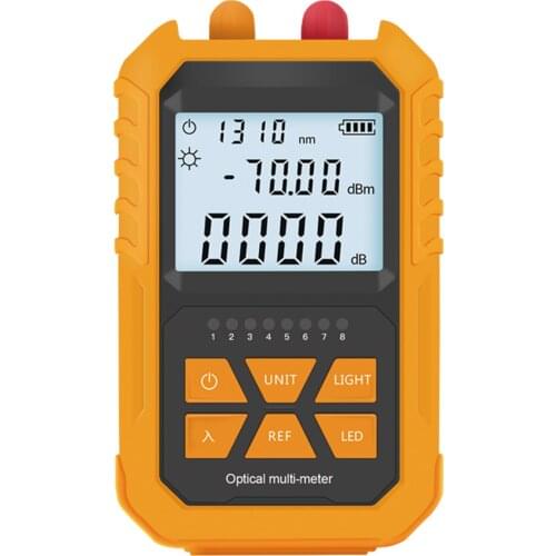 Handheld Optical Power Meter with 5km Red Light -70~+3dBm Optical Power Tester Network Cable Tester Digital Light Power Meter